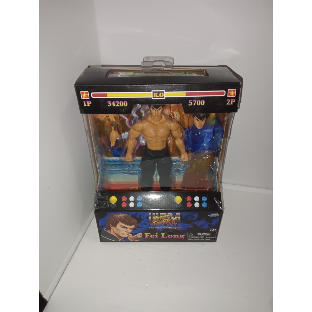 2023 Jada Street Fighter II Ultra The Final Challengers Fei Long Action Figure